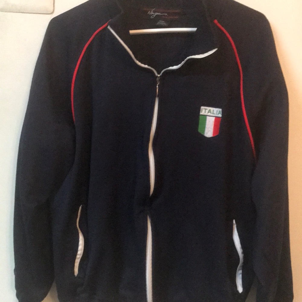 Classic Zip Up Italia Soccer Jacket